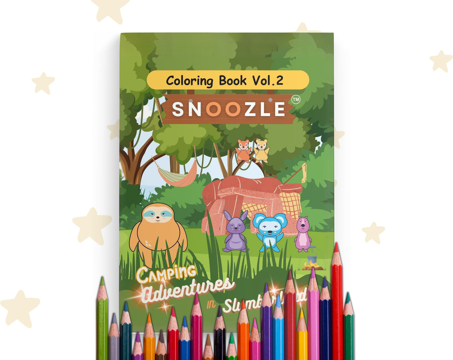 Snoozle Camping Adventures in Slumberland Coloring Book