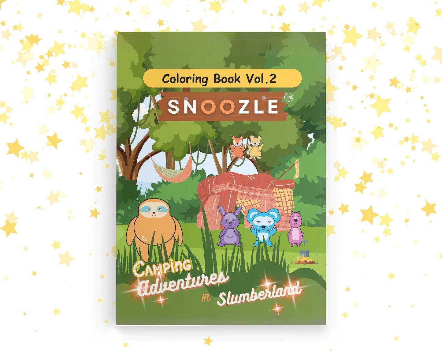 Snoozle Camping Adventures in Slumberland Coloring Book
