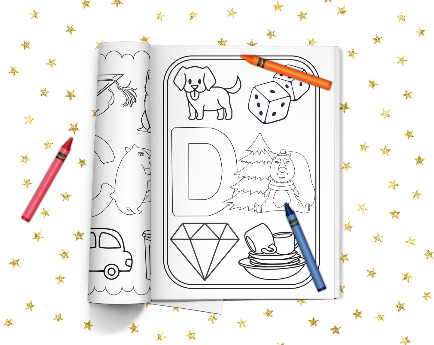 Snoozle ABC & 123 Coloring Book