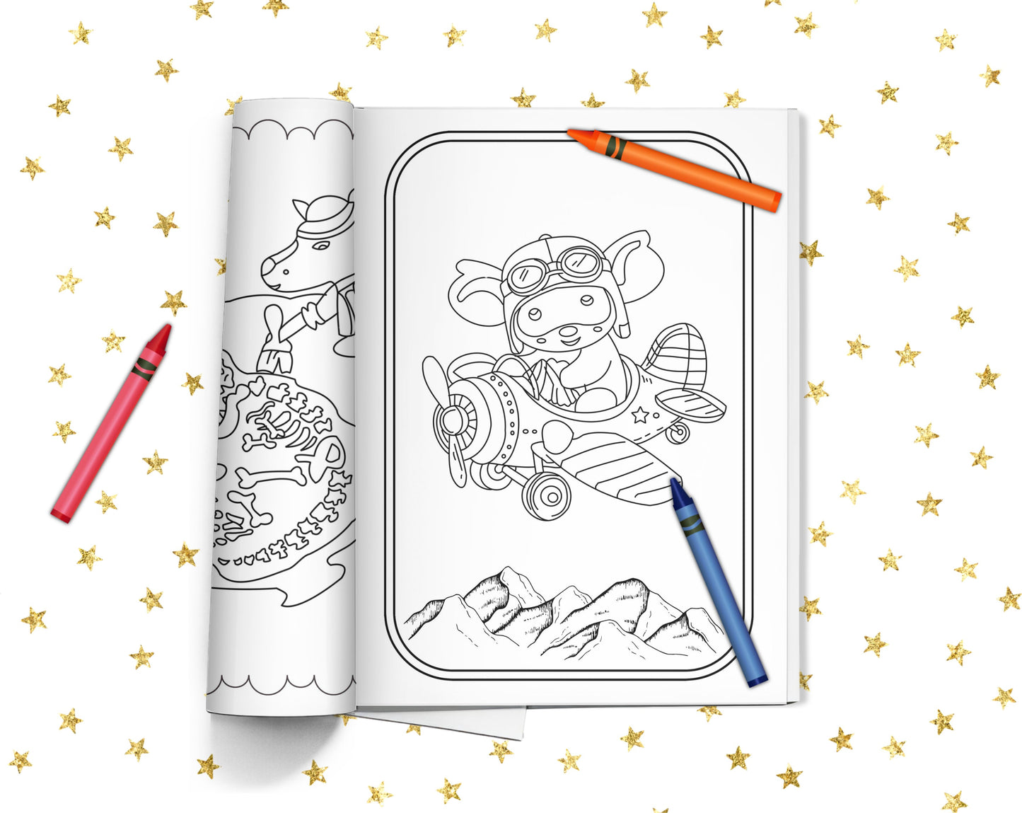 Snoozle Big Dig Coloring Book - Little Explorers