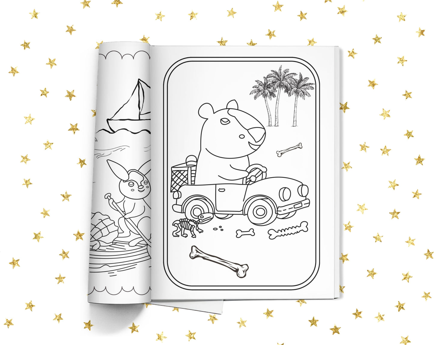Snoozle Big Dig Coloring Book - Little Explorers