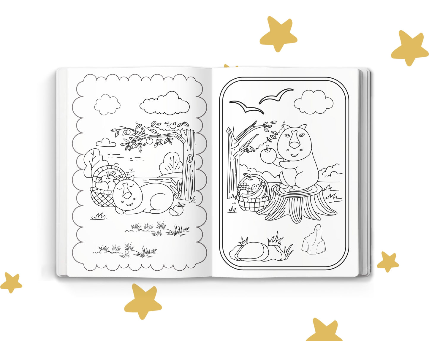 Snoozle Tea Time Coloring Book - Little Forages