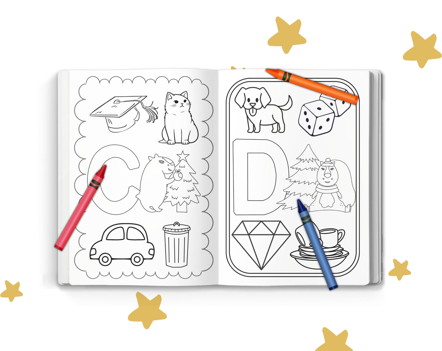 Snoozle ABC & 123 Coloring Book