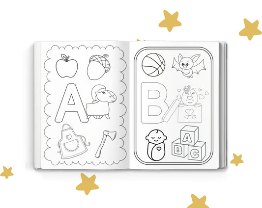 Snoozle ABC & 123 Coloring Book