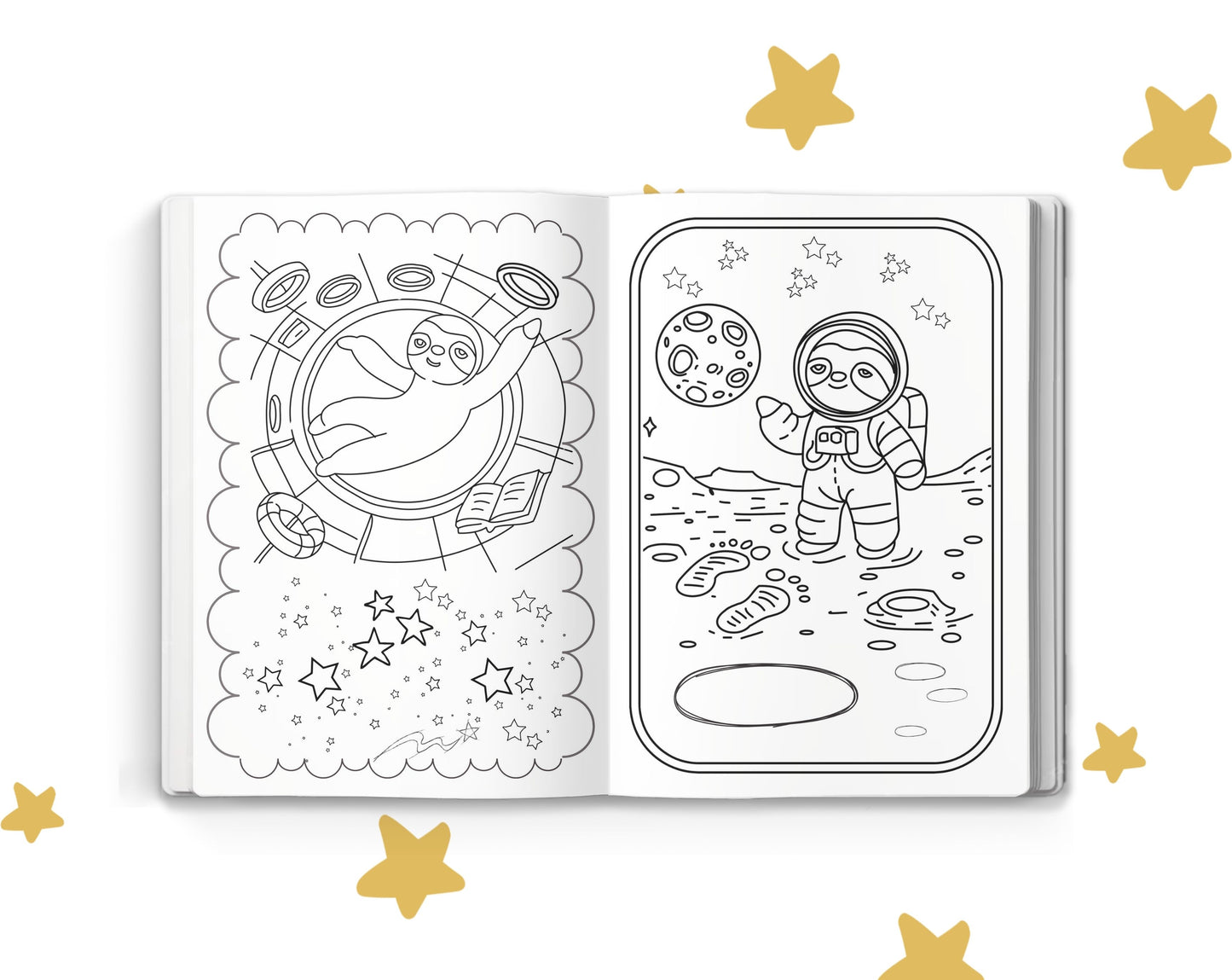 Snoozle Star Gazers Coloring Book - Little Astronauts