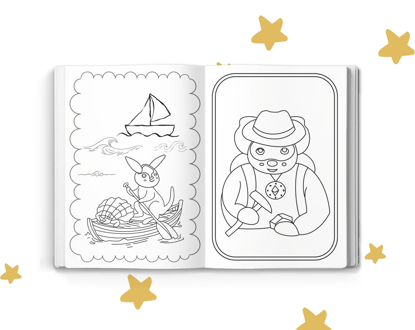Snoozle Big Dig Coloring Book - Little Explorers