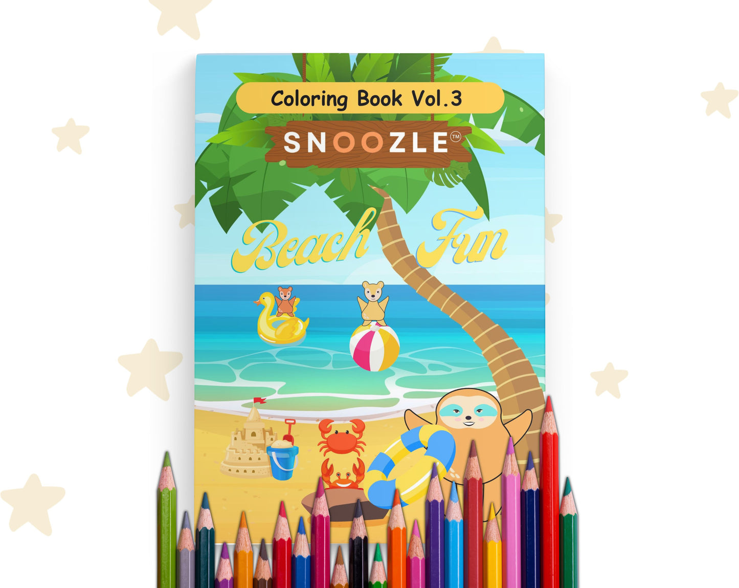 Snoozle Beach Fun Coloring Book