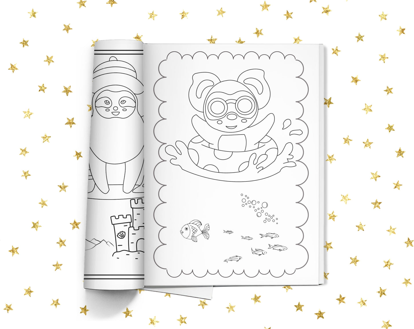 Snoozle Beach Fun Coloring Book