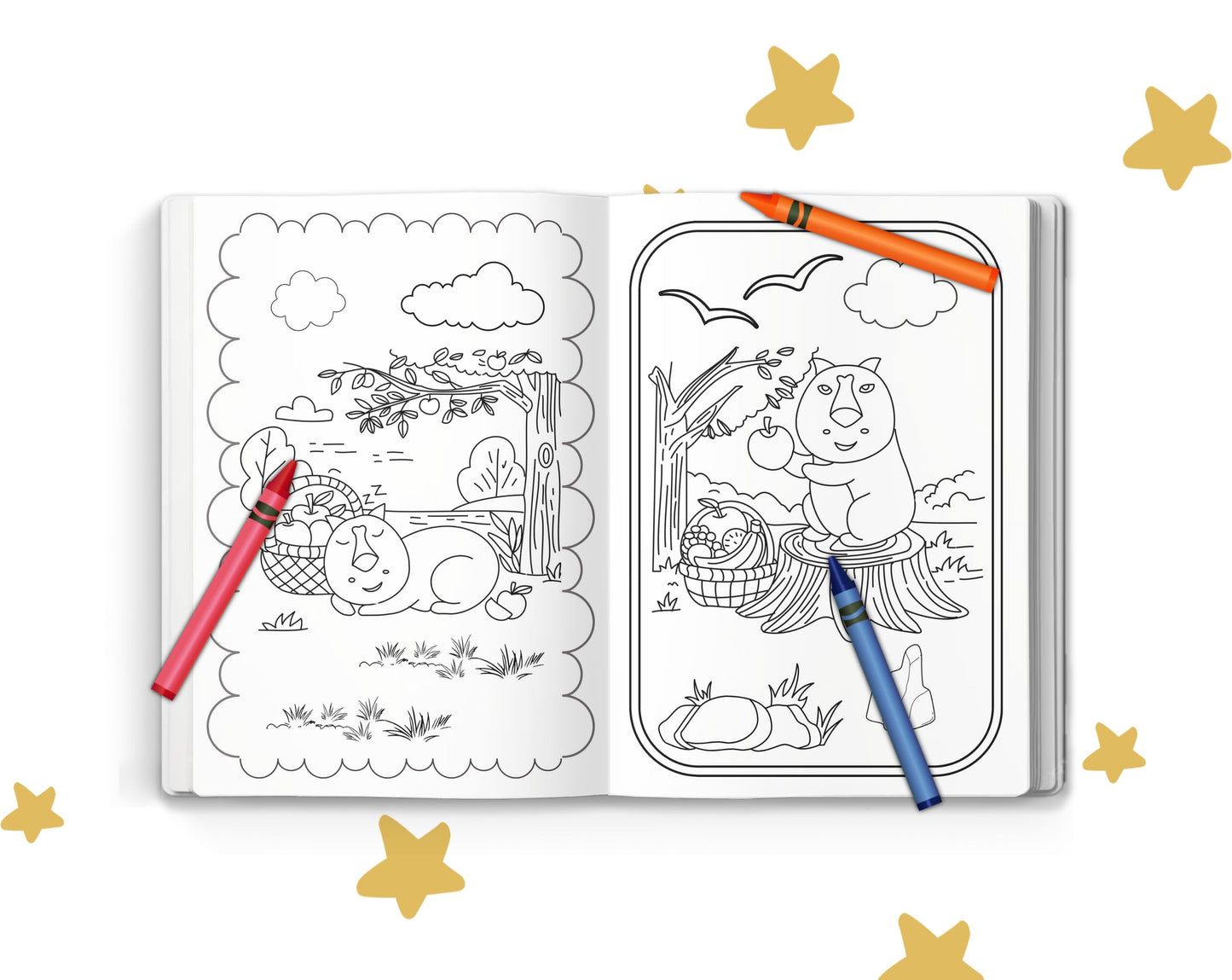 Snoozle Tea Time Coloring Book - Little Forages