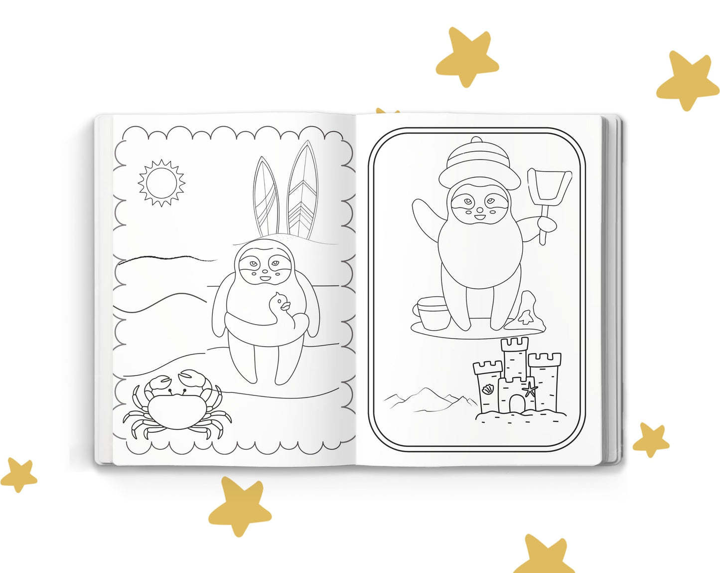 Snoozle Beach Fun Coloring Book